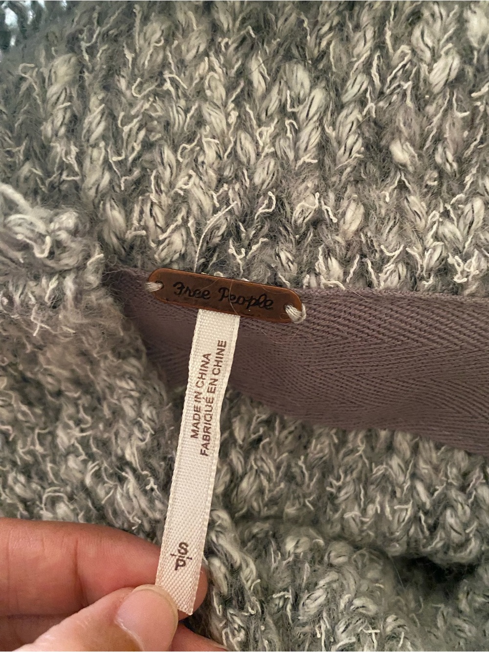 Free People Arctic Blast Cozy Pullover Sweater - Picture 7 of 8